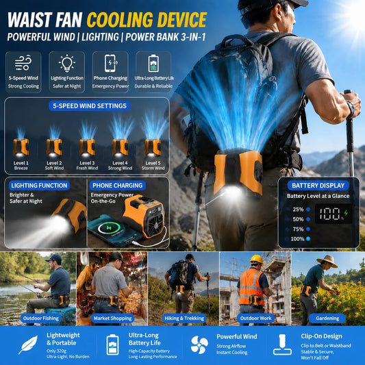 Cool Breeze Waist Fan